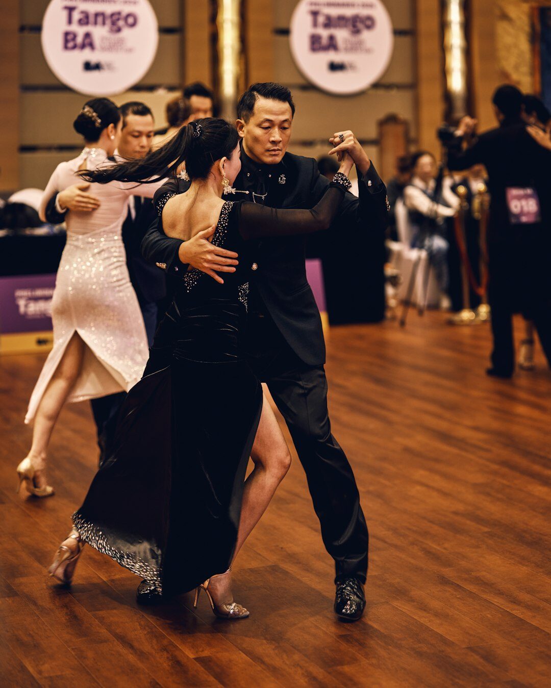 tango dancers performing on stage